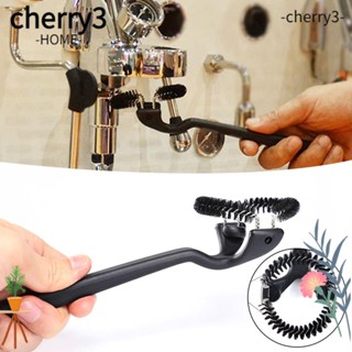 Cherry3 แปรงไนล่อน ด้ามจับ PP 51 58 มม. 360 องศา แบบเปลี่ยน สําหรับทําความสะอาดบ้าน คาเฟ่