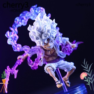 Cherry3 โมเดลฟิกเกอร์ Pvc รูปปั้นอนิเมะวันพีช Nika YZ Nica Luffy ขนาดเล็ก สําหรับเด็ก