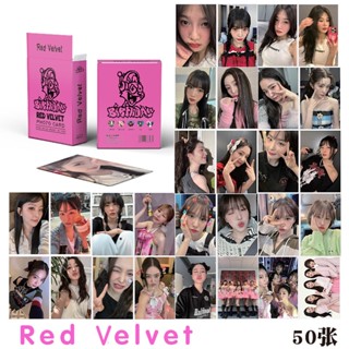 Red VELEVT การ์ดโลโม่ โฟโต้การ์ด เลเซอร์ อัลบั้มวันเกิด 50 ชิ้น/กล่อง