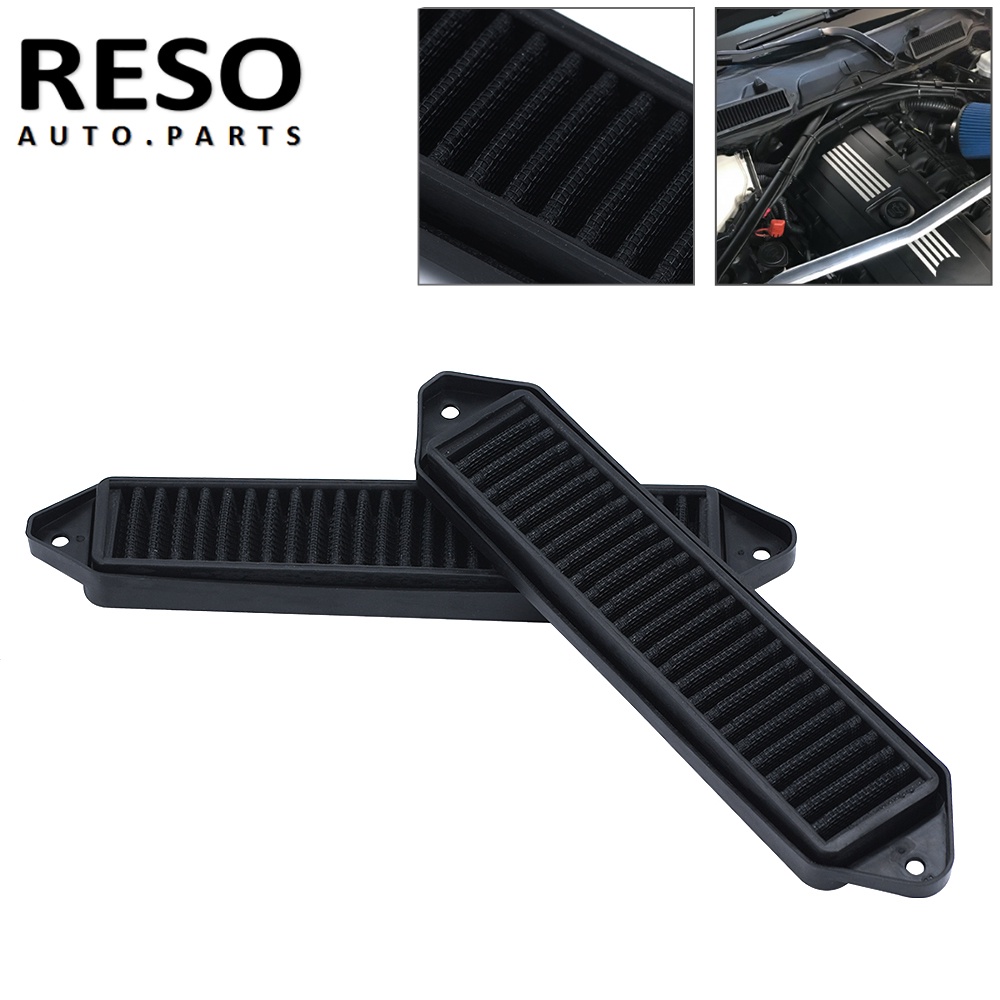 Reso ไส้กรองอากาศ สีดํา สําหรับ BMW E Chassis Only E82 E88 E90 E91 E92 E93 X1 M3 128i 135i 328i 335i