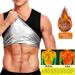 Mens Sports Fitness Shapewear Silver Pastebrushing Violently Sweat Vest Sweat-Wicking Corset Top Violently Sweat Body Shaping Sauna Vest mih1