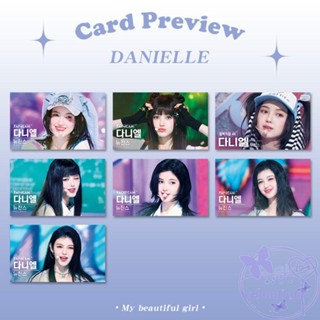 โปสการ์ด ผ้ายีน พิมพ์ลายรูปภาพ DANIELLE Idol สไตล์เกาหลี สําหรับห้องนอน 7 ชิ้น ต่อชุด