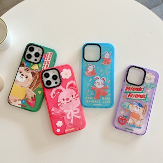 พร้อมส่ง CASETIFY เคสโทรศัพท์มือถือ ซิลิโคนนิ่ม ลายสติกเกอร์ Slowcoaster สําหรับ iPhone 15 14 12 13 Pro 15Pro Max