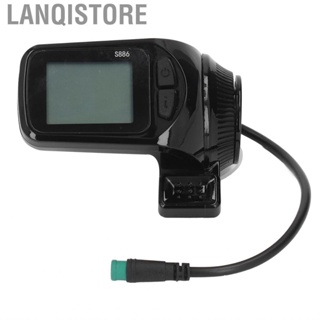 Lanqistore (01)Electric Bike LCD Display Meter Low Failure Rate Water Proof Simple Design E