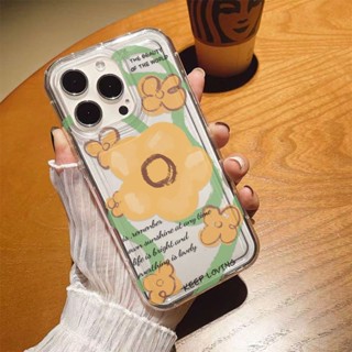 Yiki|เคสโทรศัพท์มือถือแบบนิ่ม TPU ลายการ์ตูนกราฟฟิตี้ ดอกไม้สีเหลือง ฤดูร้อน สําหรับ OPPO Find X6 Pro X6 X5 Pro X5 Lite X5 X3 Pro X3 F21S F21 F19 F17 Pro F12 F11 F9 Pro