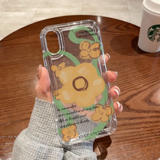 Yiki|เคสโทรศัพท์มือถือ TPU นิ่ม ลายการ์ตูนกราฟฟิตี้ ดอกไม้สีเหลือง รวมทุกอย่าง สําหรับ Xiaomi Redmi 12C 10C 10 Prime 10 9T 9C 9A 9 K60E K60 Pro K60 K50 K40 K40S K30 K20 Pro