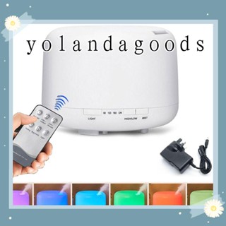 Yola เครื่องทําความชื้นอัลตราโซนิก น้ํามันหอมระเหย แบบพกพา สีสันสดใส ขนาด 500 มล.