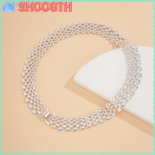 Shoogth สร้อยคอโซ่ สไตล์พังก์ เครื่องประดับ สําหรับผู้หญิง