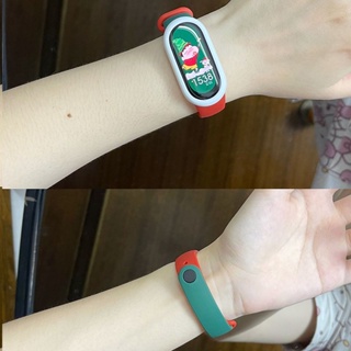 สายนาฬิกาข้อมือซิลิโคน คละสี สําหรับ Xiaomi Miband 8 MI Band 8 Xiaomi MI 8