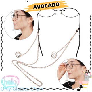 Avocarr โซ่แว่นตา จี้โลหะ หวานแหวว อุปกรณ์เสริม