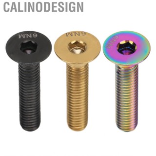 Calinodesign RISK Headset Stem Fixing M6x30mm Bike Screw Titanium Alloy for