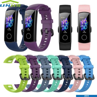 Uniis สายนาฬิกาข้อมือซิลิโคน แบบนิ่ม สําหรับ Honor Band 5 4