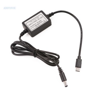 【3C】สายเคเบิล Usb Type C PD 12V 15V 20V 3A In 24V 1A Out สําหรับอุปกรณ์อิเล็กทรอนิกส์ 24V 5 5x2 1 มม.