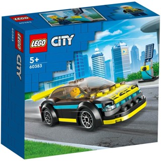 Lego City 60383 ชุดของเล่นตัวต่อรถสปอร์ตไฟฟ้า (95 ชิ้น)