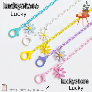 Lucky สายคล้องคอโซ่อะคริลิค สีรุ้ง กันหาย สําหรับคล้องคอ