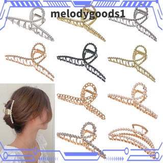 Melodygoods1 กิ๊บติดผม กันลื่น ประดับไข่มุก แวววาว เครื่องประดับผม