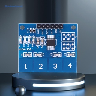 [ElectronicMall01.th] Ttp224 โมดูลเซนเซอร์สวิตช์สัมผัสดิจิทัล 4 ช่องทาง 2.4V-5.5V