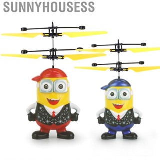 Sunnyhousess Flying Machine Toys Dazzling Lights  Induction Dual Mode Little Man