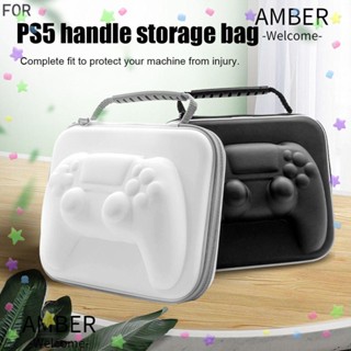 Amber กระเป๋า EVA แบบพกพา สําหรับ PS5 Gamepad