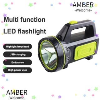 Amber ไฟฉาย LED มัลติฟังก์ชั่น สว่างมาก สําหรับตั้งแคมป์