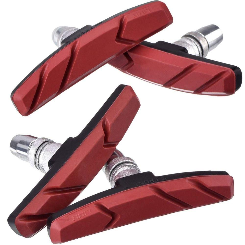 Anxsun3 1 คู่จักรยาน V Braking Pads,ยาวนาน 3 สีจักรยานเงียบผ้าเบรค,ยางระบบเบรค + โลหะยางทนทานผ้าเบรคจักรยานเสือภูเขา ราคา ถูกที่สุด ดีลบีเคเค แกลเลอรีภาพที่ 7