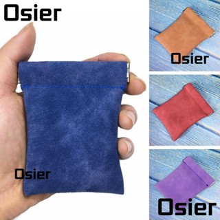 Osier1 กระเป๋าใส่เหรียญ, กระเป๋าสายหูฟัง ขนาดเล็ก สีพื้น, กระเป๋าถือ กระเป๋าสตางค์ หนัง PU สําหรับผู้หญิง ผู้ชาย