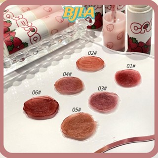 Bja ลิปสติก เนื้อแมตต์ สีน้ําตาล สีชมพู ติดทนนาน 3 ชิ้น