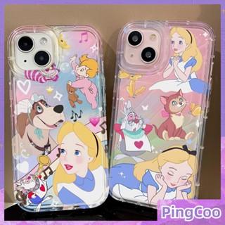 Pingcoo - เข้ากันได้สำหรับ เคส iphone 11 เคสไอโฟน เคสไอโฟน11ระลอกน้ำ เคสใสกันกระแทกกันกระแทกเจ้าหญิงผมสีเหลืองสวยใช้ได้กับ iPhone 14 13 Pro max 12 Pro Max 11 xr xs max 7 8