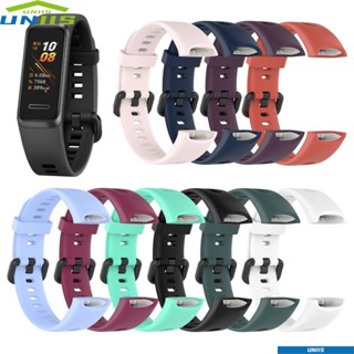 Uniis สายนาฬิกาข้อมือซิลิโคน อุปกรณ์เสริม สําหรับ HUAWEI Band 4 ADS-B29 Honor Band 5i ADS-B19