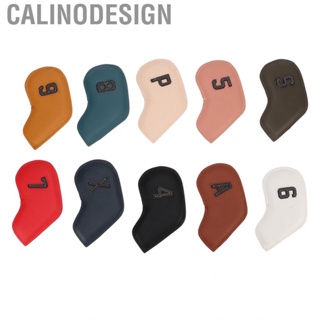 Calinodesign 10Pcs Putter Iron Head Cover  Headcover For Outdoor Sport Stadium