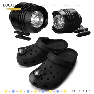 Eutus ไฟหน้า ขนาดเล็ก สําหรับตกแต่งรองเท้า Crocs ตั้งแคมป์ วิ่ง