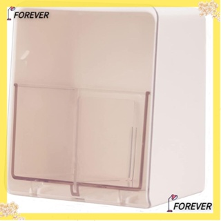 Forever กล่องพลาสติก สีขาว ทําความสะอาดง่าย 2 ช่อง สําหรับใส่จัดเก็บของ