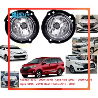 Rto ไฟตัดหมอก ติดกันชนหน้า คุณภาพสูง สําหรับ TOYOTA AVANZA XENIA AGYA AYLA 2012 -2015-2020 Sigra Calya (2016-2020) Rush Terios (2015-2020 ) 2 ชิ้น