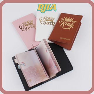 Bja กระเป๋าใส่หนังสือเดินทาง หนัง PU สําหรับคู่รัก งานแต่งงาน