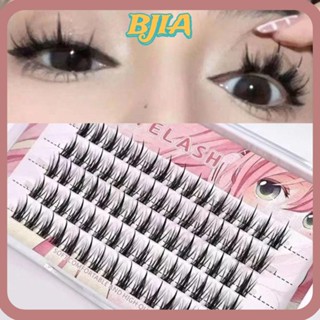 Bja ขนตาปลอม มังงะ, ขนตาแต่ละชิ้น แบบหนา, DIY Dramatic D Curl Segment Lashes ขนตาปลอมผู้หญิง