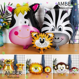 Amber ลูกโป่งฟอยล์ ลายการ์ตูน สําหรับตกแต่งวันเกิดเด็ก 1/2 ชิ้น