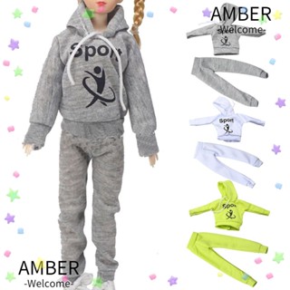 Amber โมเดลตุ๊กตา ชุดกีฬา ฉากของขวัญ เปลี่ยนเสื้อผ้า ของเล่น เกมแต่งตัว 1 ชุด