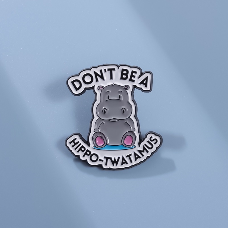 เข็มกลัด รูปการ์ตูนสัตว์น่ารัก Don't Worry Be Cappy Pin เครื่องประดับ สําหรับเพื่อน