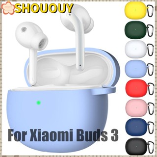 Shououy เคสซิลิโคนนิ่ม ยืดหยุ่น กันหาย สําหรับ Buds 3