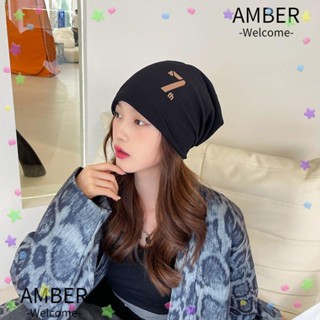 Amber หมวกบีนนี่ลําลอง 5 สี แฟชั่นฤดูใบไม้ร่วง สําหรับผู้หญิง และผู้ชาย