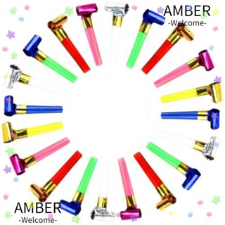 Amber นกหวีดกระดาษ ขนาดเล็ก สีทอง สําหรับทําลําโพง 100 ชิ้น