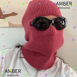 Amber หมวกกันหนาว กันลม แบบสวมหัว ให้ความอบอุ่น แฟชั่นฤดูหนาว