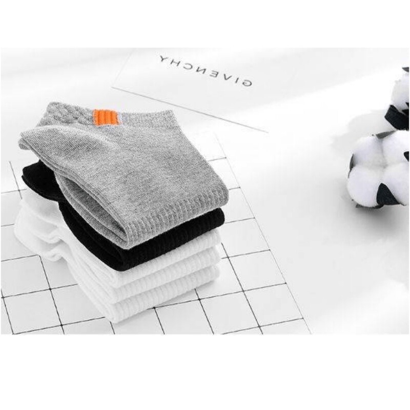 Comicbra ถุงเท้าข้อสั้น ชาย แถบสี ดำ 34-40 ใส่ได้ ขาว เทา ใส่ได้ทุกโอกาส ใส่สบาย สำหรับผู้ชาย - รูปที่ 3