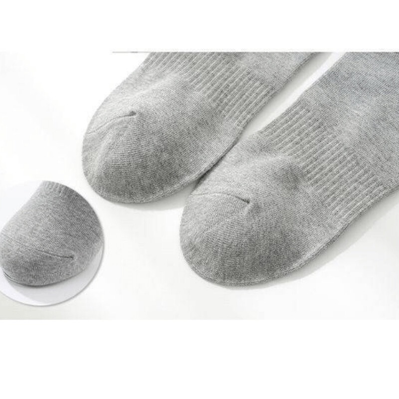 Comicbra ถุงเท้าข้อสั้น ชาย แถบสี ดำ 34-40 ใส่ได้ ขาว เทา ใส่ได้ทุกโอกาส ใส่สบาย สำหรับผู้ชาย - รูปที่ 4