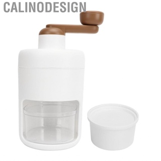 Calinodesign Hand Shaved Ice Machine Portable Manual Crushed Crusher For Camping Outd