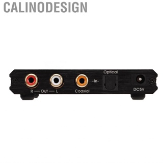 Calinodesign Digital To Analog Audio Converter Metal Adapter Optical Coax SPK