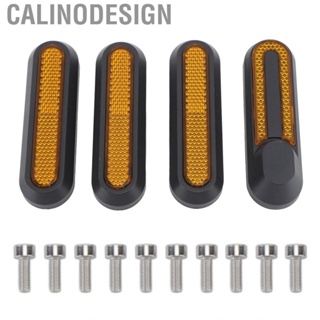 Calinodesign Front Rear Reflector Night Reflection Reflective Strip with Mounting Screws for