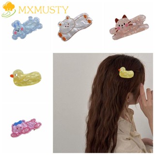 Mxmusty กิ๊บติดผม ลายการ์ตูนเป็ด Y2K สไตล์เกาหลี สําหรับเด็ก