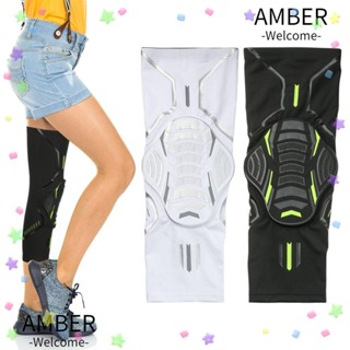 Amber ปลอกสวมหุ้มหัวเข่า ผ้าไนล่อน แบบยืดหยุ่น