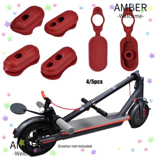 Amber ขายดี ฝาครอบพอร์ตชาร์จสเก็ตบอร์ดไฟฟ้า 4 5 ชิ้น สําหรับ M365